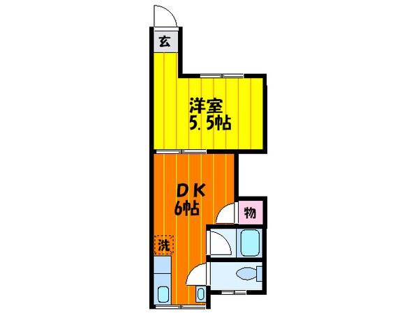 スズランハイツの物件間取画像